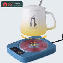 Load image into Gallery viewer, Electric Mug Mat Constant TemperatureIntelligent Warm Coaster for Coffee Milk Tea Office Home Office Desktop Cup Heater Gift
