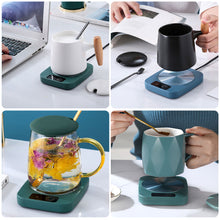Load image into Gallery viewer, Electric Mug Mat Constant TemperatureIntelligent Warm Coaster for Coffee Milk Tea Office Home Office Desktop Cup Heater Gift
