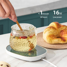 Load image into Gallery viewer, USB Power Suply Office Tea Coffee Cup Mug Desktop Warmer Cup Heater Thermostatic Coffee Milk Tea Cup Coaster Heating Mat
