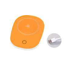 Load image into Gallery viewer, USB Power Suply Office Tea Coffee Cup Mug Desktop Warmer Cup Heater Thermostatic Coffee Milk Tea Cup Coaster Heating Mat
