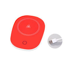 Load image into Gallery viewer, USB Power Suply Office Tea Coffee Cup Mug Desktop Warmer Cup Heater Thermostatic Coffee Milk Tea Cup Coaster Heating Mat
