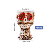Load image into Gallery viewer, Hawaii Easter Island Tiki Cup Cocktail Cup Ceramic Porcelain Beer Wine Mug Party Cocktail Glass Cup Bar Decorations Gift
