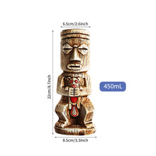 Load image into Gallery viewer, Hawaii Easter Island Tiki Cup Cocktail Cup Ceramic Porcelain Beer Wine Mug Party Cocktail Glass Cup Bar Decorations Gift
