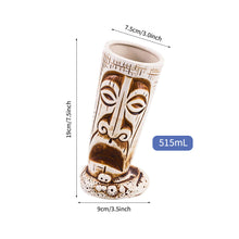 Load image into Gallery viewer, Hawaii Easter Island Tiki Cup Cocktail Cup Ceramic Porcelain Beer Wine Mug Party Cocktail Glass Cup Bar Decorations Gift

