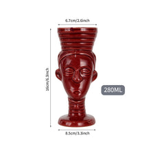 Load image into Gallery viewer, Hawaii Easter Island Tiki Cup Cocktail Cup Ceramic Porcelain Beer Wine Mug Party Cocktail Glass Cup Bar Decorations Gift
