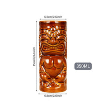Load image into Gallery viewer, Hawaii Easter Island Tiki Cup Cocktail Cup Ceramic Porcelain Beer Wine Mug Party Cocktail Glass Cup Bar Decorations Gift
