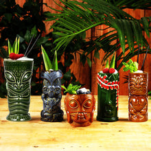 Load image into Gallery viewer, Hawaii Easter Island Tiki Cup Cocktail Cup Ceramic Porcelain Beer Wine Mug Party Cocktail Glass Cup Bar Decorations Gift
