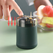 Load image into Gallery viewer, Pop-up Automatic Toothpick Dispenser Portable Plastic Toothpick Holder Container Creative Press Toothpick Storage Box Organizer
