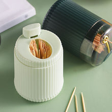 Load image into Gallery viewer, Pop-up Automatic Toothpick Dispenser Portable Plastic Toothpick Holder Container Creative Press Toothpick Storage Box Organizer
