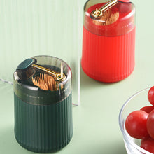 Load image into Gallery viewer, Pop-up Automatic Toothpick Dispenser Portable Plastic Toothpick Holder Container Creative Press Toothpick Storage Box Organizer
