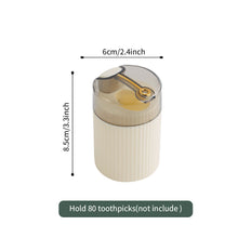 Load image into Gallery viewer, Pop-up Automatic Toothpick Dispenser Portable Plastic Toothpick Holder Container Creative Press Toothpick Storage Box Organizer
