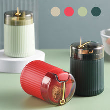 Load image into Gallery viewer, Pop-up Automatic Toothpick Dispenser Portable Plastic Toothpick Holder Container Creative Press Toothpick Storage Box Organizer

