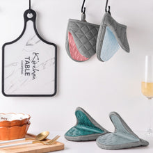 Load image into Gallery viewer, Non-slip Silicone Anti-scalding Oven Gloves Mitts Kitchen Oven Gloves Tray Dish Bowl Holder Baking Cooking Hand Clip for BBQ
