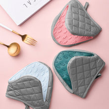 Load image into Gallery viewer, Non-slip Silicone Anti-scalding Oven Gloves Mitts Kitchen Oven Gloves Tray Dish Bowl Holder Baking Cooking Hand Clip for BBQ
