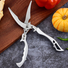 Load image into Gallery viewer, Multifunctional Kitchen Food Scissors Stainless Steel Powerful Chicken Bone Kitchen Shears Seafood Fish Scale Scissors Kitchen Tools
