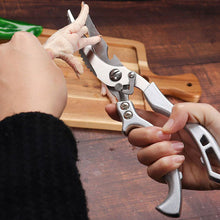 Load image into Gallery viewer, Multifunctional Kitchen Food Scissors Stainless Steel Powerful Chicken Bone Kitchen Shears Seafood Fish Scale Scissors Kitchen Tools
