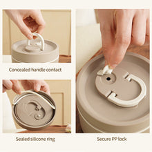 Load image into Gallery viewer, Stainless Steel Insulation Lunch Box Microwave Oven Thermal Bento Box Double-layer Leak-Proof Lunch Container Food Jar Lunchbox
