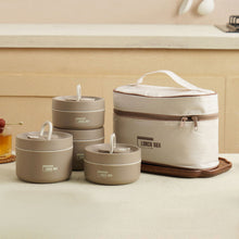 Load image into Gallery viewer, Stainless Steel Insulation Lunch Box Microwave Oven Thermal Bento Box Double-layer Leak-Proof Lunch Container Food Jar Lunchbox
