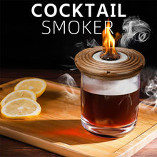 Load image into Gallery viewer, Cocktail Smoker Whiskey Wooden Smoked Wood Hood Smoker For Bar Drinks Kitchen Bartender Tools For Whiskey Alcoholic Drinks Gift
