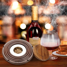 Load image into Gallery viewer, Cocktail Smoker Whiskey Wooden Smoked Wood Hood Smoker For Bar Drinks Kitchen Bartender Tools For Whiskey Alcoholic Drinks Gift
