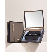 Load image into Gallery viewer, Portable Oil Absorbent Paper With Powder Puff Mirror Oil Control Makeup Holding Bamboo Charcoal Paper Facial Cleaning Tool
