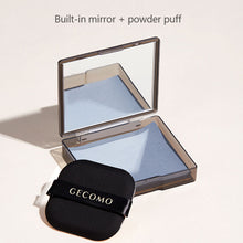 Load image into Gallery viewer, Portable Oil Absorbent Paper With Powder Puff Mirror Oil Control Makeup Holding Bamboo Charcoal Paper Facial Cleaning Tool

