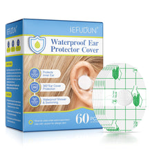 Load image into Gallery viewer, 60pcs/box Waterproof Ear Patches Adult Children Bathing Hair Washing Ear Protector Cover Waterproof Ear Care Stickers

