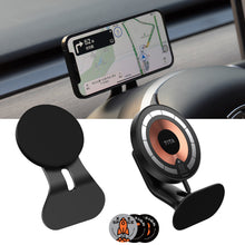 Load image into Gallery viewer, Car Phone Holder Mounts Magnetic Wireless Car Charger Mount Adsorbable Smartphone Holder for Tesla Model 3 Y 2023 Accessoires
