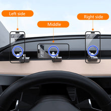 Load image into Gallery viewer, Car Phone Holder Stand Compatible with Magsafe Magnetic Car Phone Mobile Cell Phone Support Mount Base Black for Tesla Model 3 Model Y
