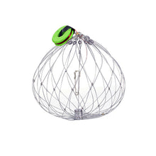 Load image into Gallery viewer, 1PC Automatic Opening And Closing Stainless Steel Fishing Crab Trap With Counterweight Visible Catch Green Crab Sea Crab Cage Outdoor Fishing Accessories

