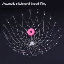Load image into Gallery viewer, 1PC Automatic Opening And Closing Stainless Steel Fishing Crab Trap With Counterweight Visible Catch Green Crab Sea Crab Cage Outdoor Fishing Accessories
