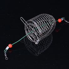 Load image into Gallery viewer, 1PC Stainless Steel Metal Nest Punch Fishing Bait Catcher Outdoor Fishing Accessories With Pins And Figure Eight Rings
