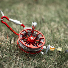 Load image into Gallery viewer, All-Metal Front Wheel Portable Super Light Ice Fishing Spinning Wheel Live Fish Buckle Winter Outdoor Tackle Accessories
