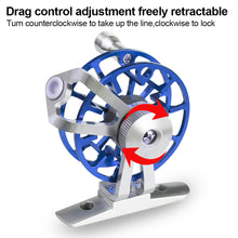 Load image into Gallery viewer, All-Metal Front Wheel Portable Super Light Ice Fishing Spinning Wheel Live Fish Buckle Winter Outdoor Tackle Accessories
