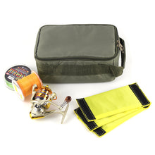 Load image into Gallery viewer, 1PC Large Capacity Fishing Gear Bag Lure Drop Wheel Protective Cover Portable Adjustable Multi-Interval Fishing Line Bait Storage Packbag Fishing Accessories
