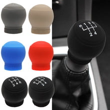 Load image into Gallery viewer, Universal Round 5/6 Speed Silicone Car Case Gear Head Shift Collars Shift Knob Grips Cover Shift Lever Decoration Cover Accessories MT
