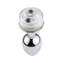 Load image into Gallery viewer, Wireless Remote Control Metal Luminous Anal Plug Prostate Massage Butt Plug with LED Anal Tail Sex Toy Adult Products for Women
