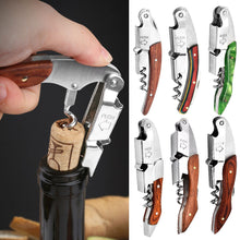Load image into Gallery viewer, Stainless Steel Wine Opener Professional Waiters Corkscrew Beer Bottle Opener And Foil Cutter Gift For Wine Lover
