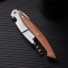 Load image into Gallery viewer, Stainless Steel Wine Opener Professional Waiters Corkscrew Beer Bottle Opener And Foil Cutter Gift For Wine Lover

