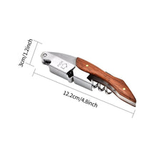 Load image into Gallery viewer, Stainless Steel Wine Opener Professional Waiters Corkscrew Beer Bottle Opener And Foil Cutter Gift For Wine Lover
