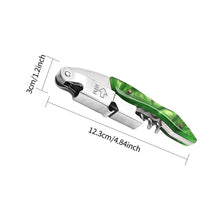 Load image into Gallery viewer, Stainless Steel Wine Opener Professional Waiters Corkscrew Beer Bottle Opener And Foil Cutter Gift For Wine Lover
