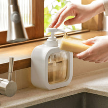 Load image into Gallery viewer, Refillable Bathroom Empty Bottle Dispenser with Press Pump for Soap Shampoo Shower Lotion Portable Travel Hand Washing Bottle
