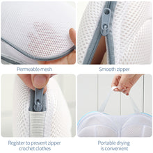 Load image into Gallery viewer, Anti-deformation Bra Mesh Bag Brassiere Use Special Machine-wash Polyester Laundry Cleaning Net Travel Protection Mesh Bag
