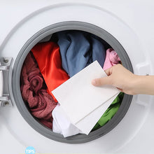 Load image into Gallery viewer, 50Pcs/Bag Laundry Tablets Laundry Paper Anti-Staining Clothes Sheets Anti-String Mixing Color Absorption Washing Accessories
