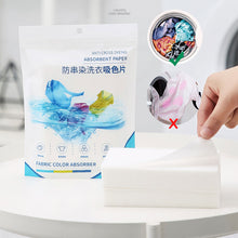 Load image into Gallery viewer, 50Pcs/Bag Laundry Tablets Laundry Paper Anti-Staining Clothes Sheets Anti-String Mixing Color Absorption Washing Accessories
