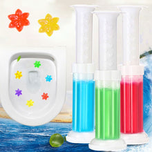 Load image into Gallery viewer, Flower Aromatic Toilet Gel Fragrance Deodorant Cleaner Toilet Air Freshener Remove Odors Leave No Traces 14 Flowers Bathroom Cleaning Tools
