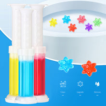 Load image into Gallery viewer, Flower Aromatic Toilet Gel Fragrance Deodorant Cleaner Toilet Air Freshener Remove Odors Leave No Traces 14 Flowers Bathroom Cleaning Tools
