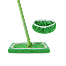 Load image into Gallery viewer, Thickened Elastic Band Flat Mop Pads Coral Fleece/Microfiber/Chenille Replacement Rotary Sweeper Mop Washable Wet Mopping Cloth for Floor Cleaning
