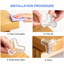 Load image into Gallery viewer, Baby Safety Corner Protector Furniture Table Corner Edge Protection Cover Children Anticollision Kid Security Corner Guard
