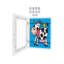 Load image into Gallery viewer, A4 Children Art Frame Wooden Magnetic Front Open Frametory for Poster Photo Drawing Paintings Pictures Display Home Decor
